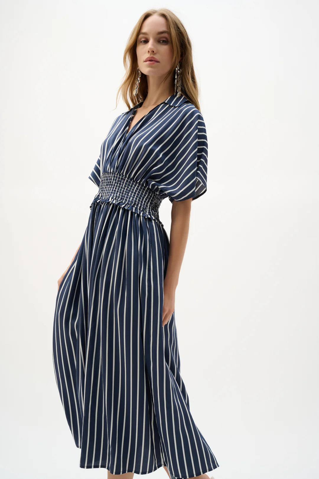 262912 Dress Blue White