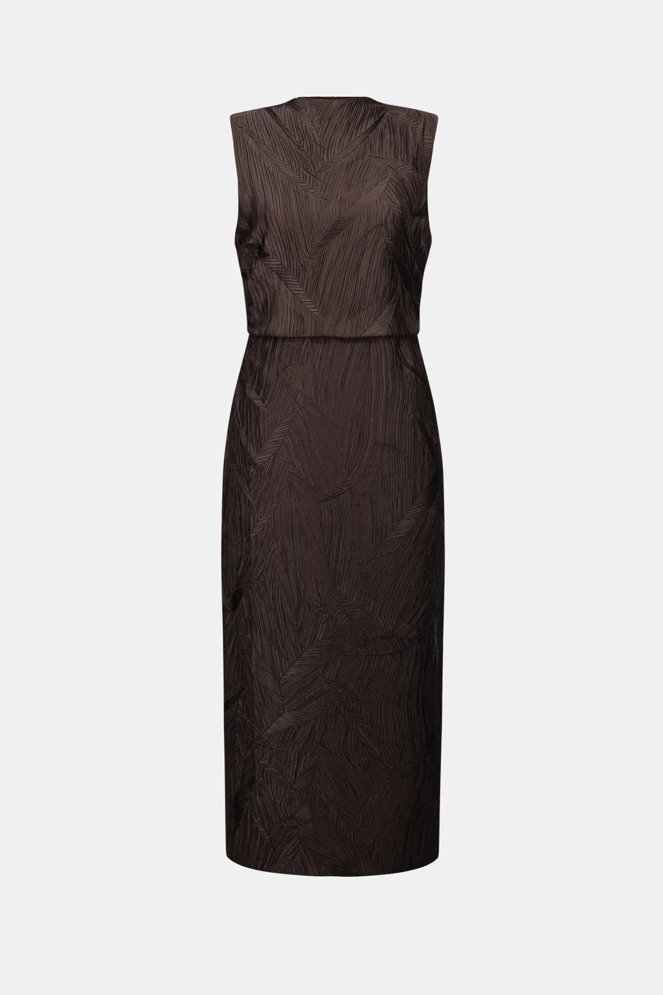 263147 Midi Dress Satin Sleeveless