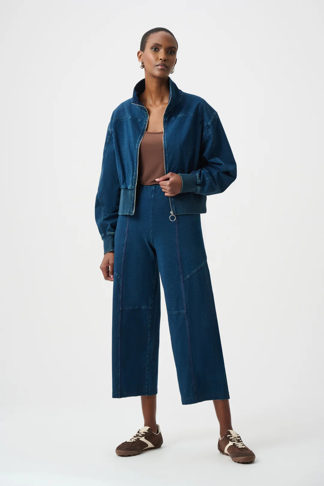 263642 Pull On Pant Denim Culotte
