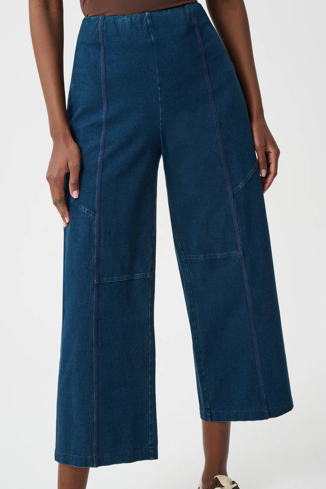263642 Pull On Pant Denim Culotte