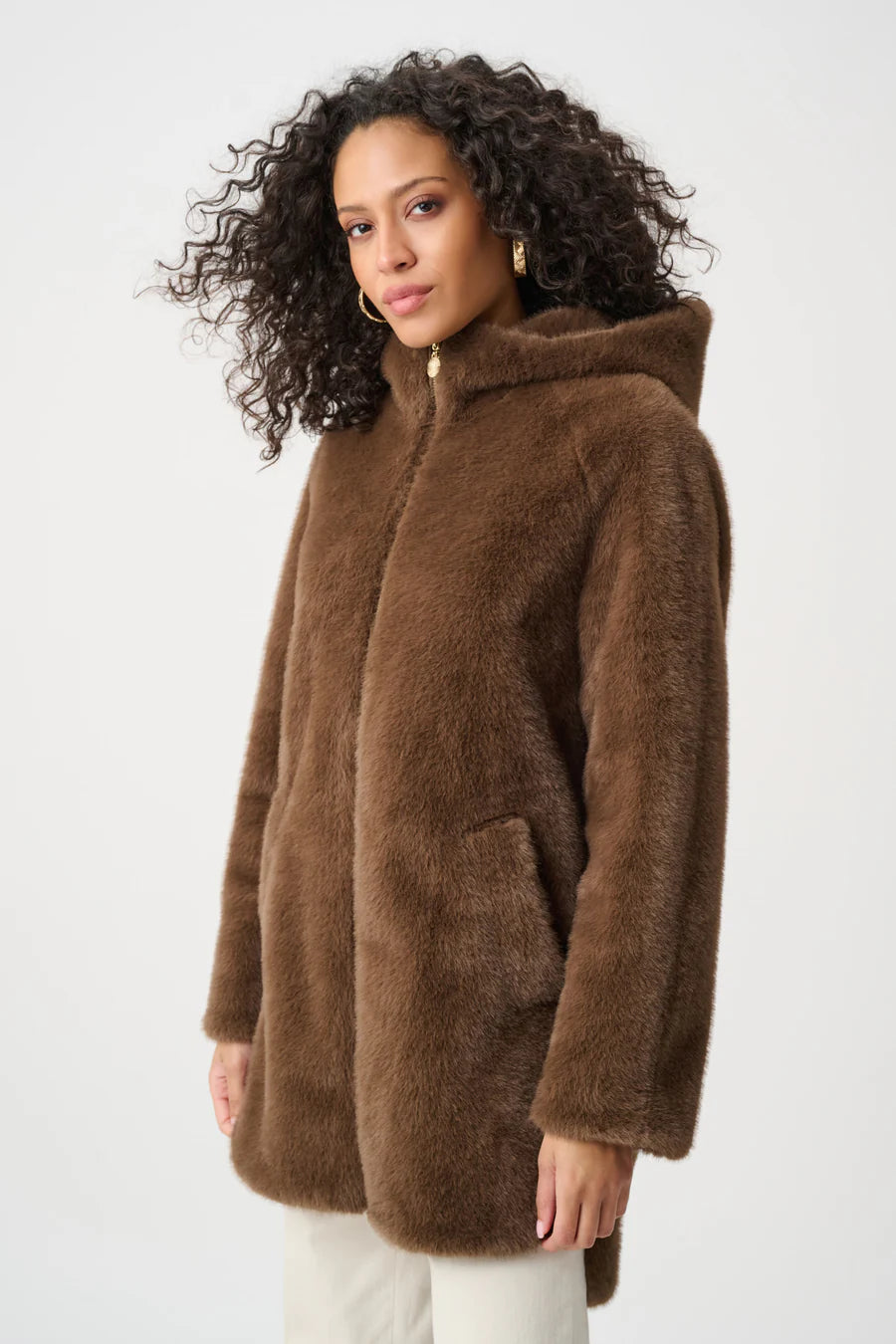263914 Coat Dark Mink