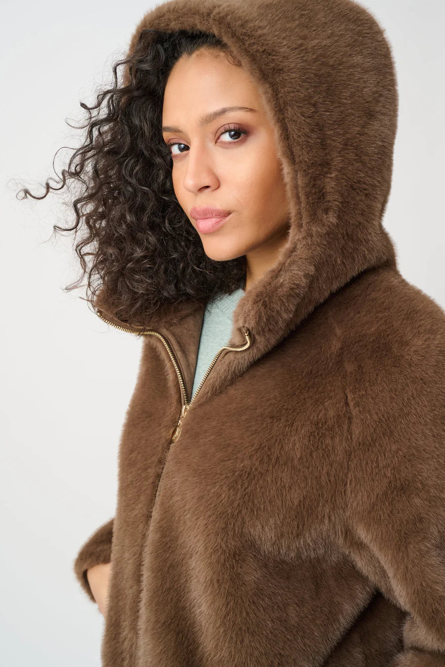 263914 Coat Dark Mink