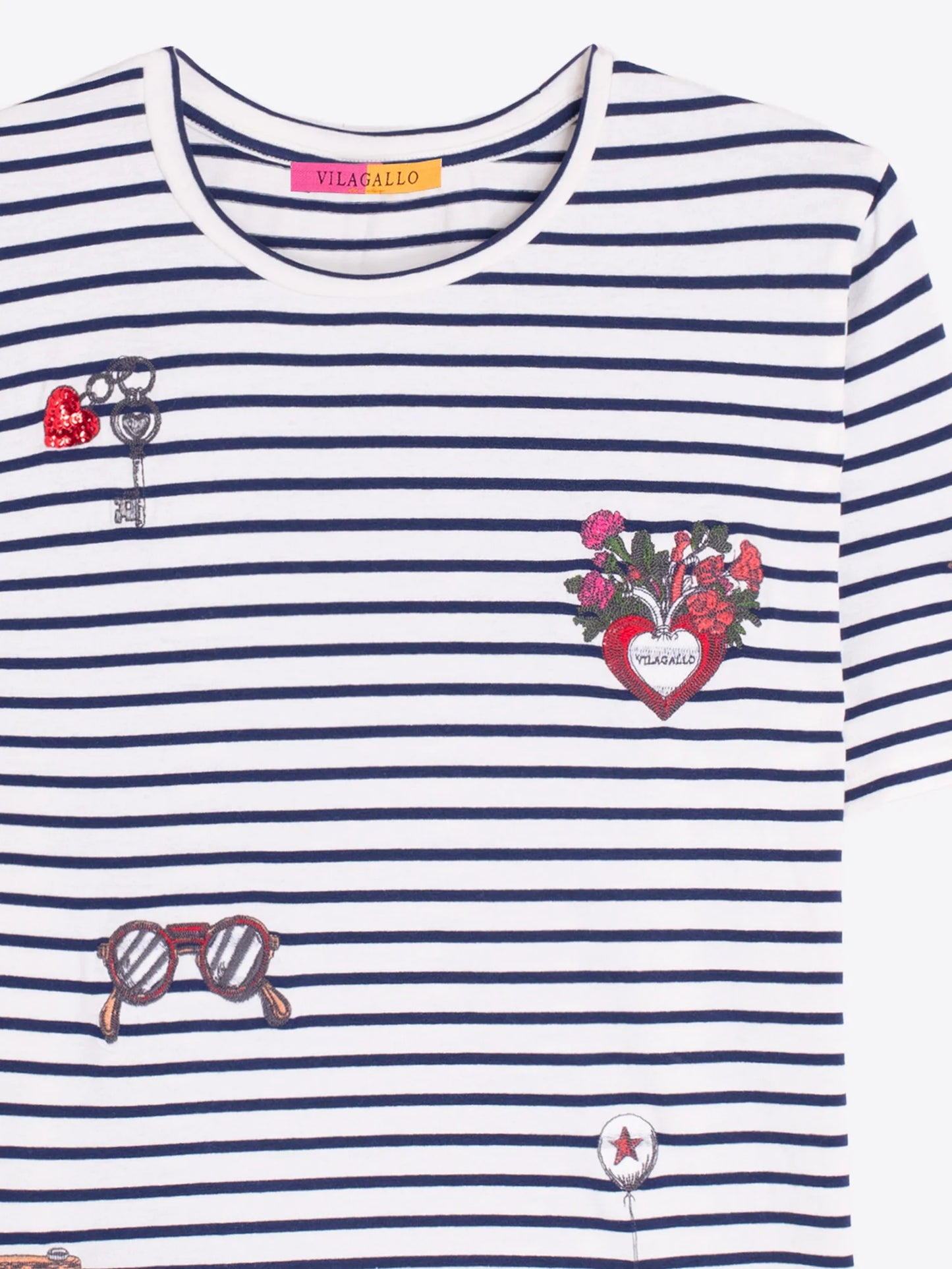 Tora Biarritz Stripe Embroidered