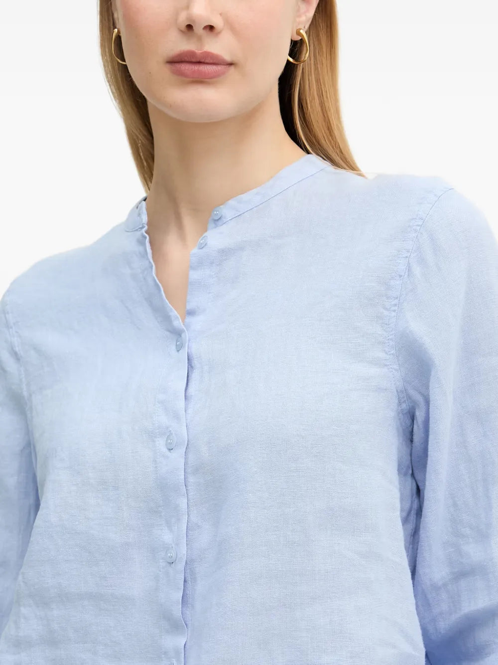 Artina Linen Shirt Brnr Blue