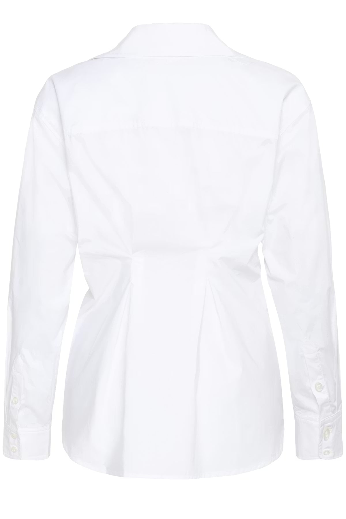 Dallas Pleated Shirt Pure White