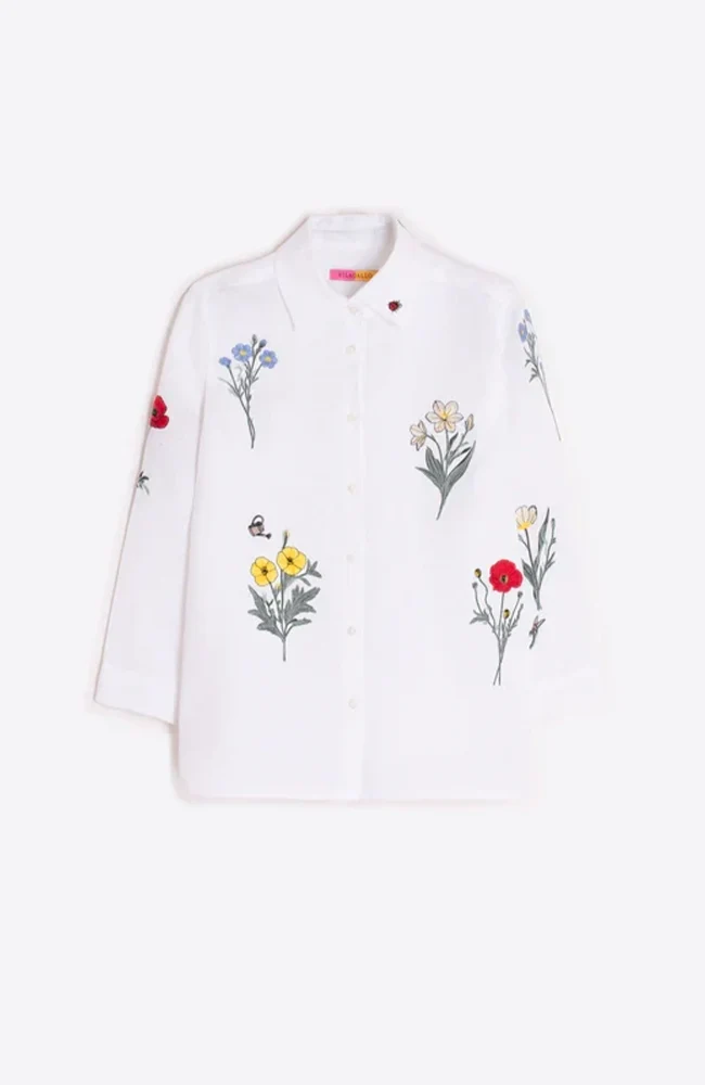 Sara Linen Embroidered