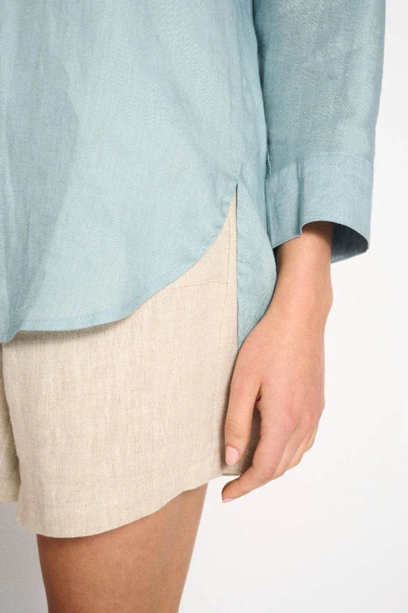 LL Boyfriend Shirt Aqua Haze