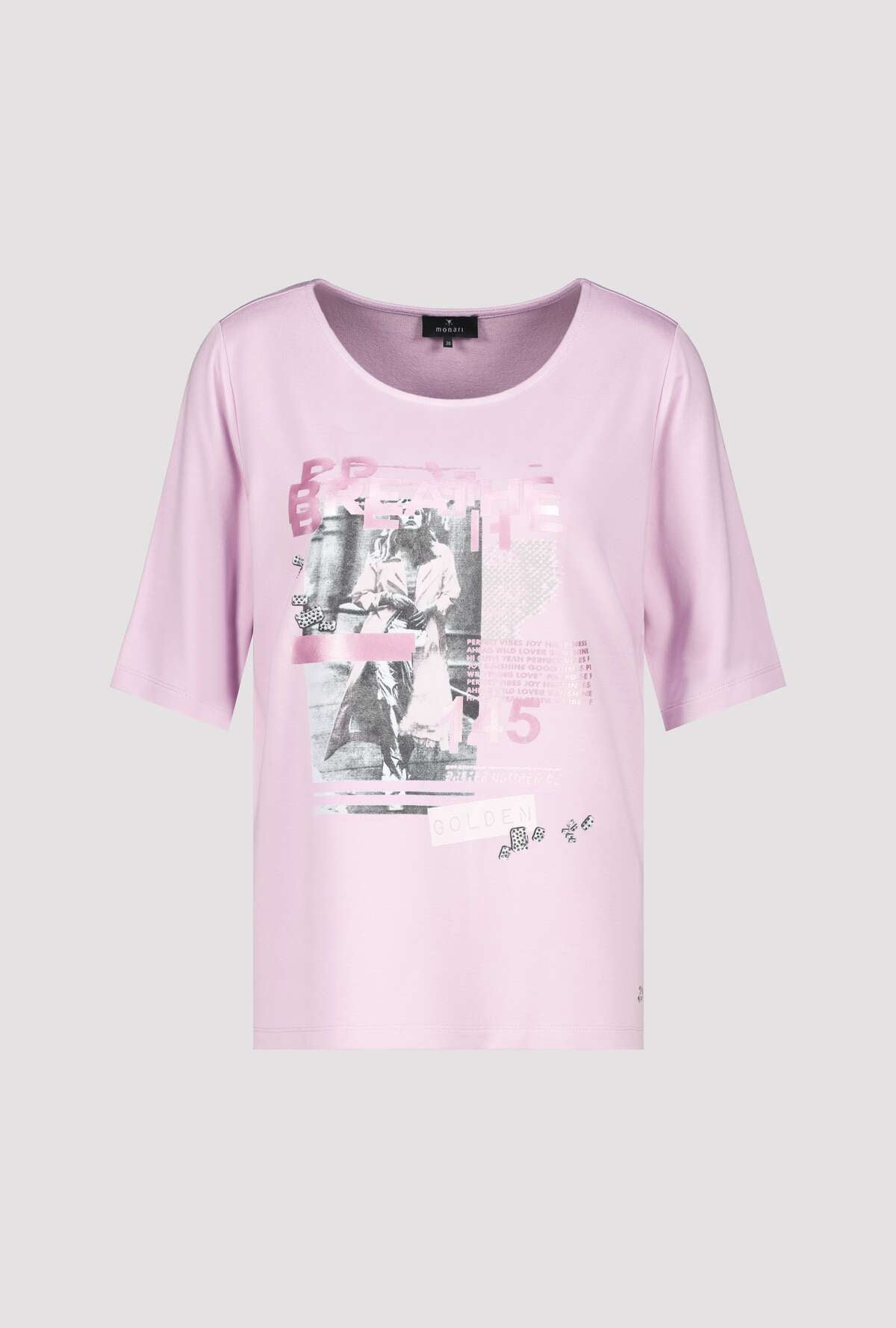 Rose Round Neck T-Shirt