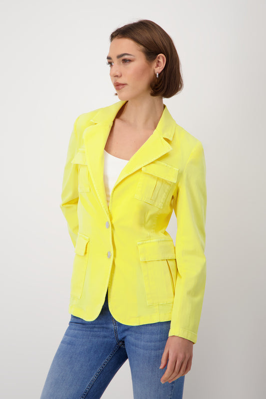 Lapel Collar Blazer Sun