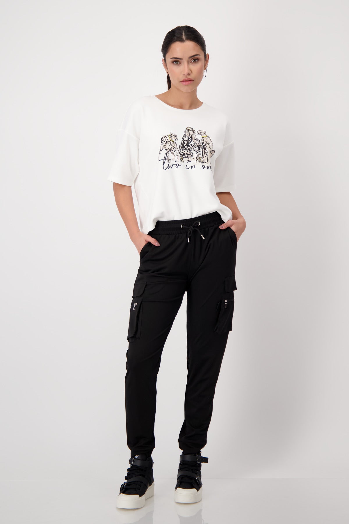 Drawstring Trousers Black