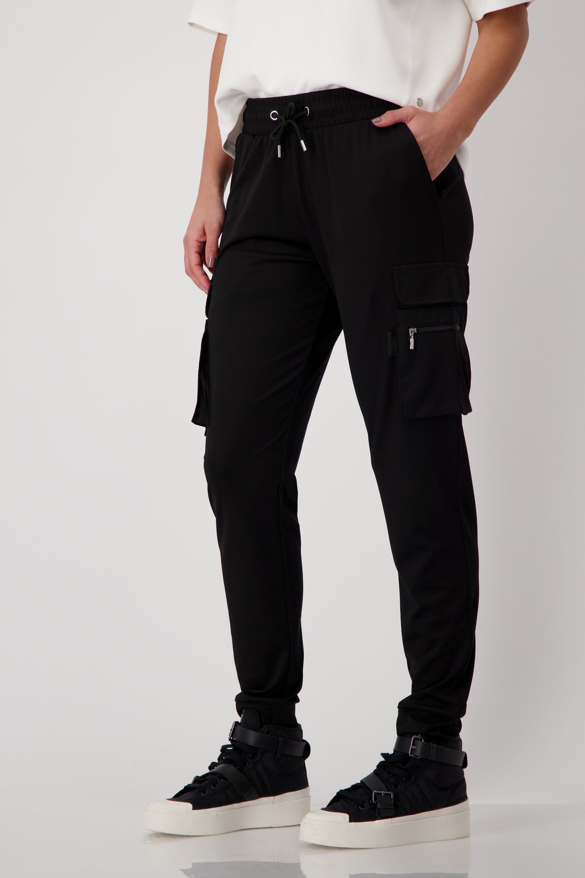 Drawstring Trousers Black