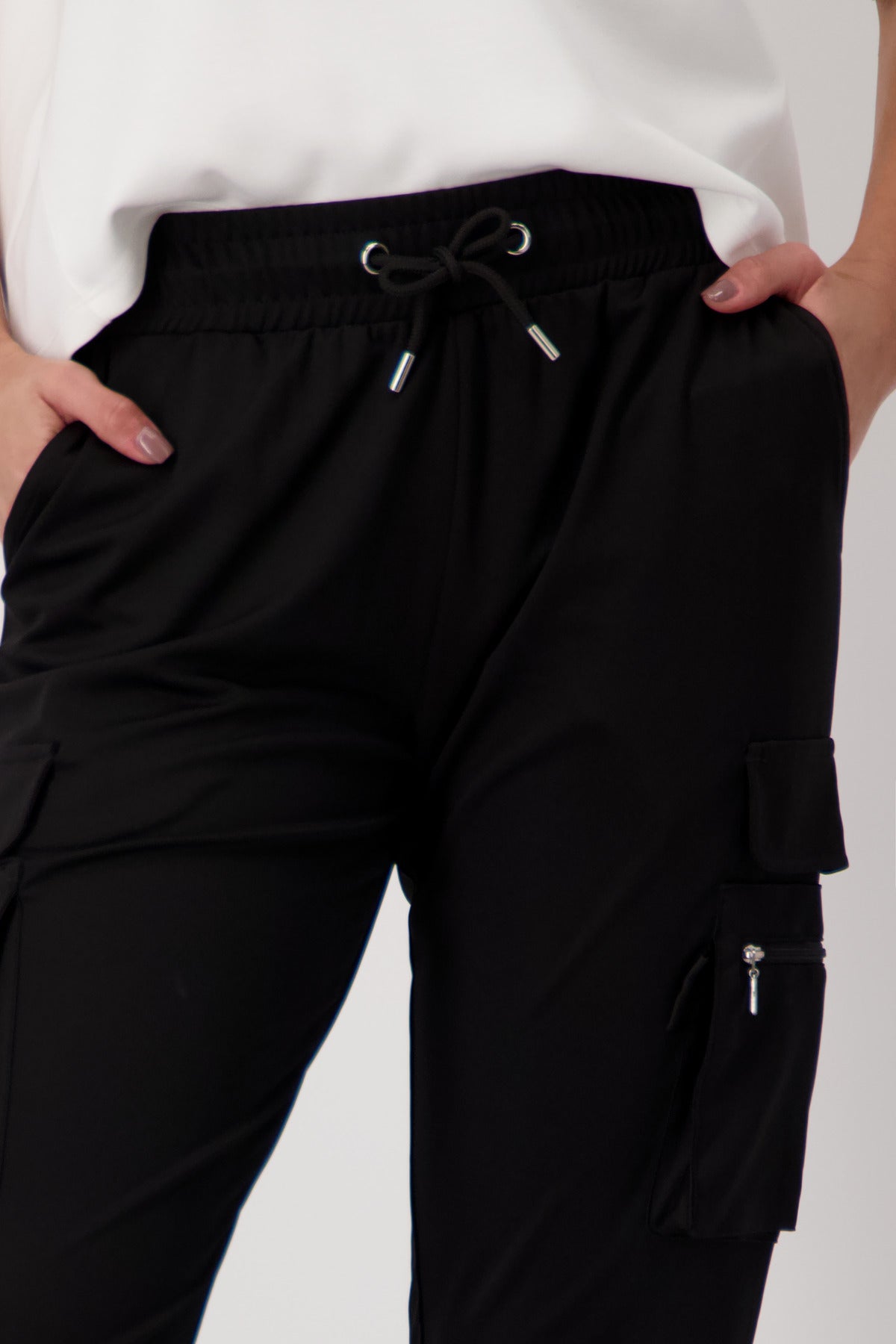 Drawstring Trousers Black