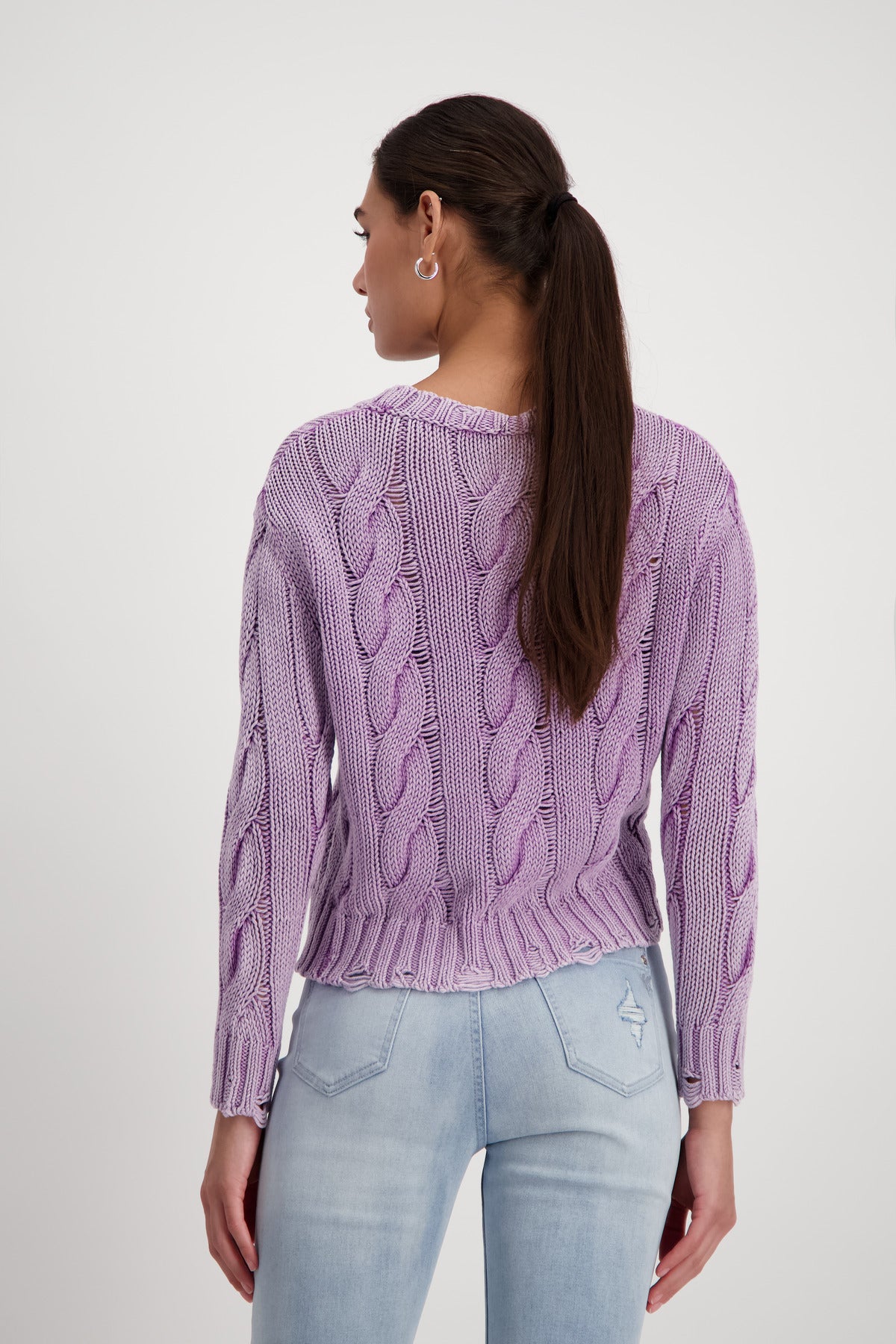 Round Neck Pullover Rose