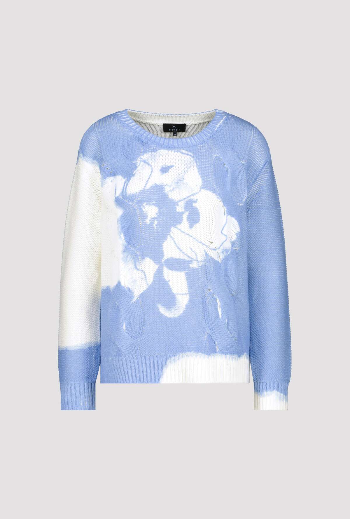 Round Neck Pullover Blue