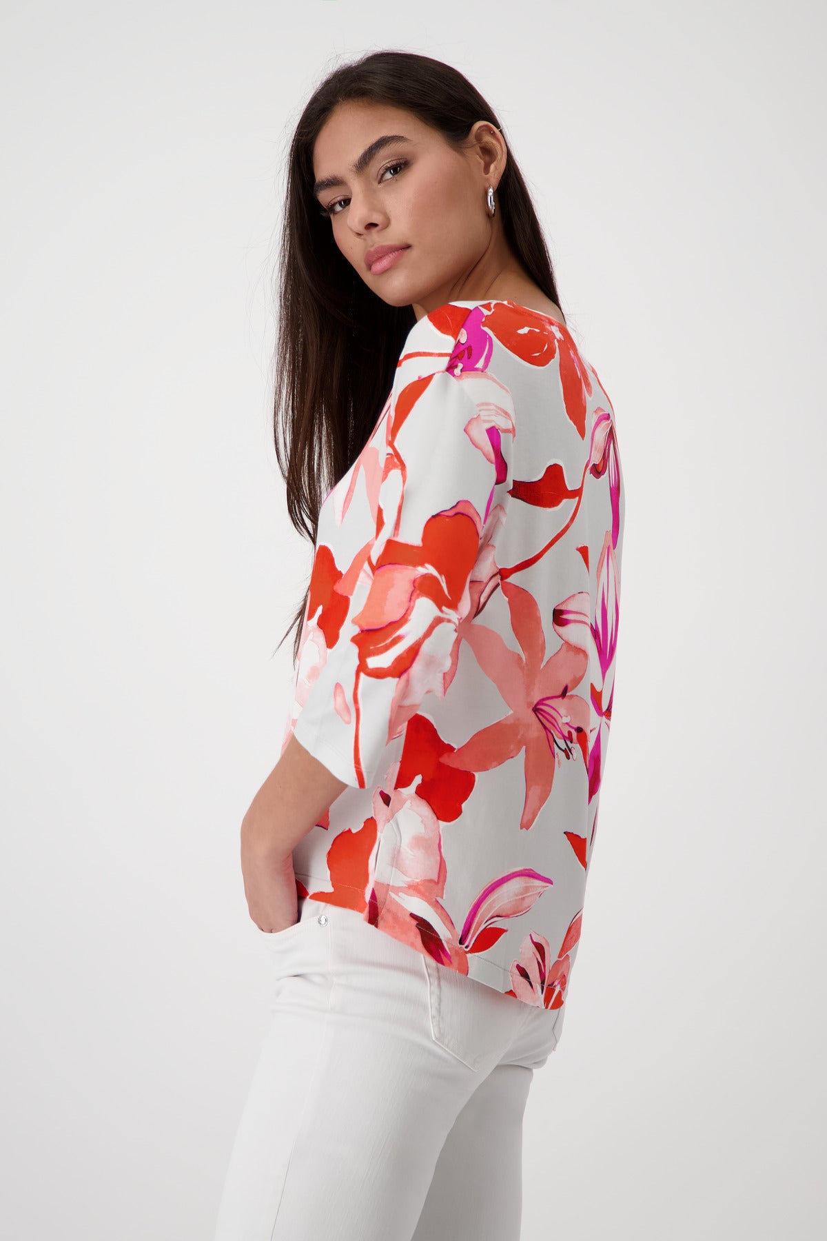 Round Neck T-Shirt Coral