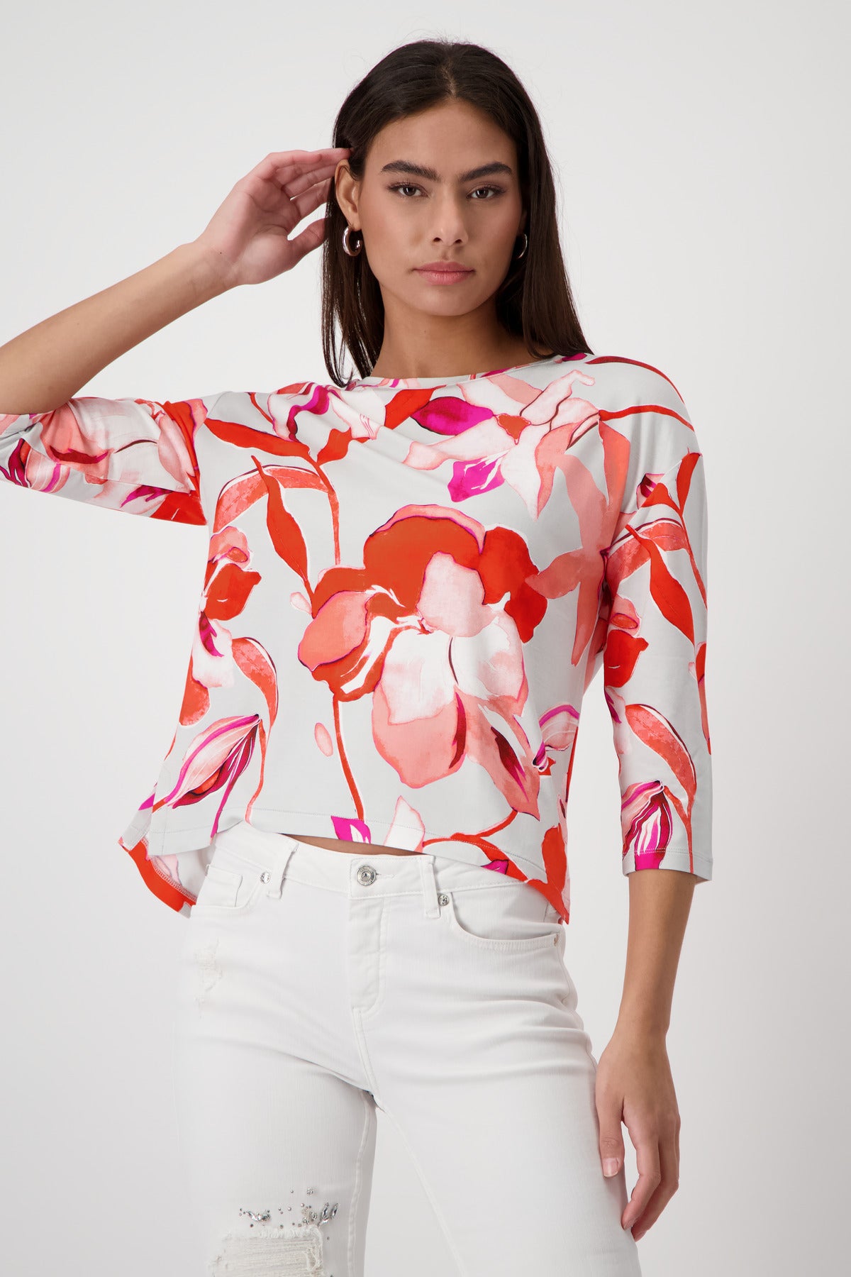 Round Neck T-Shirt Coral