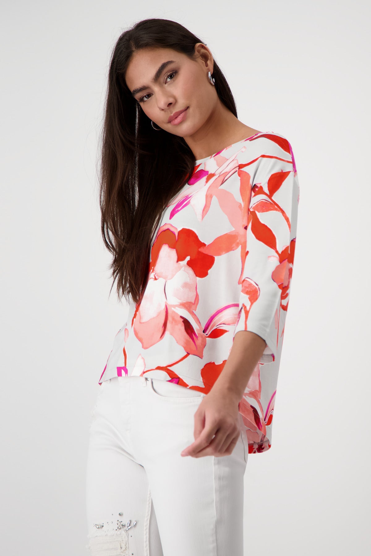 Round Neck T-Shirt Coral