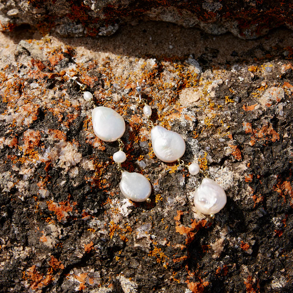 Seychelles Baroque Pearl Drop Earrings