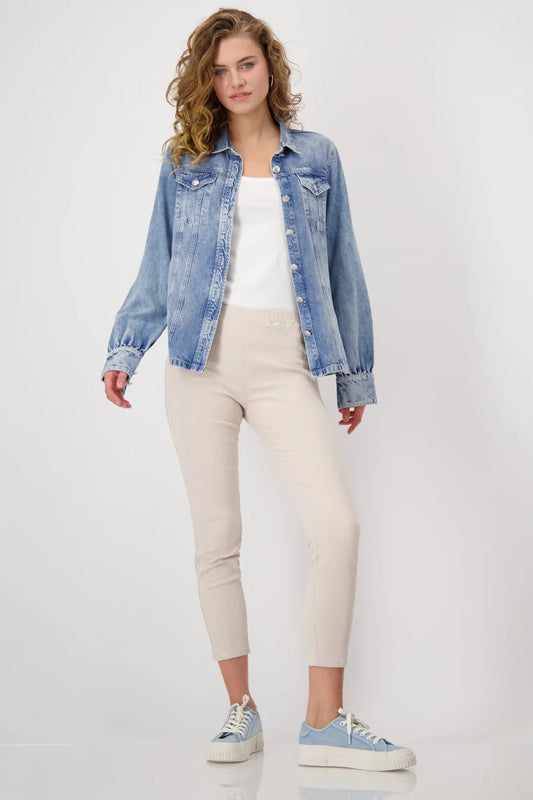 Pants Basic Jeggings Warm Sand