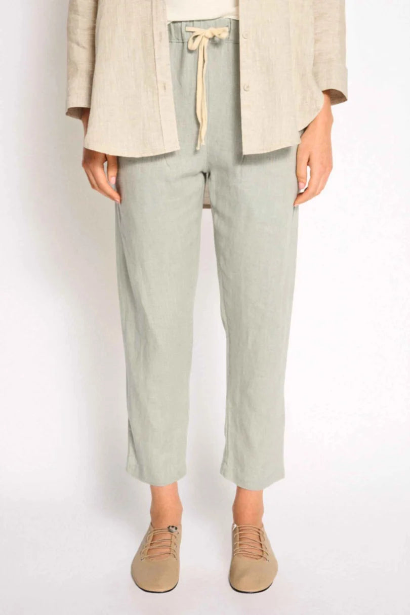 LL Luxe Pants Dusty Aqua