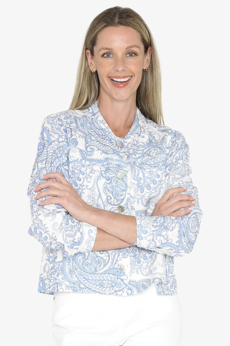 Mykonos Jacket Blue
