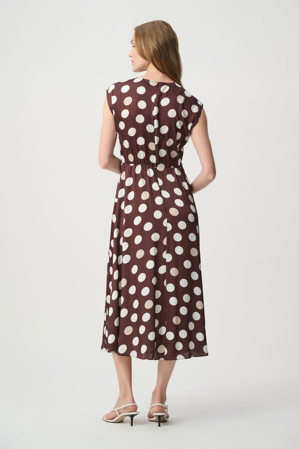 271096 LDS Dress Brown/Multi