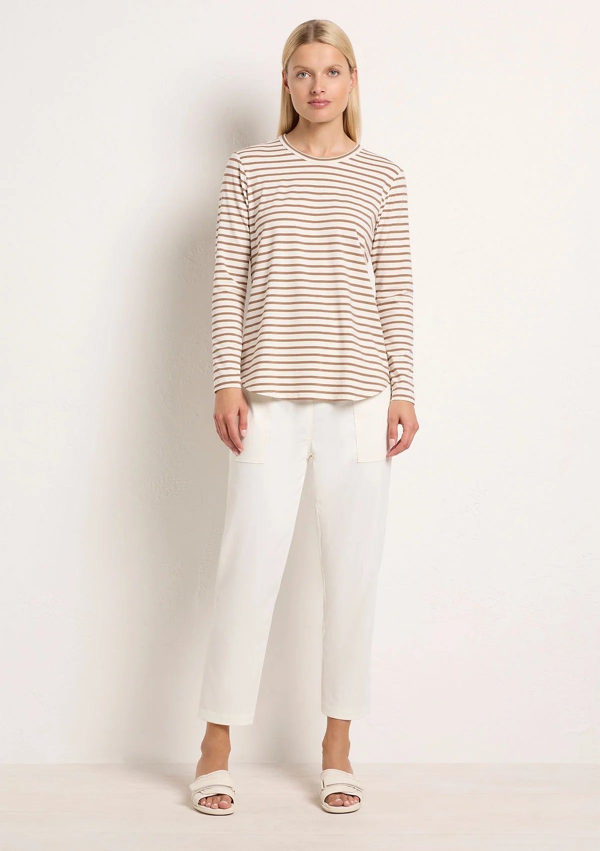 Studio Top Boater Stripe