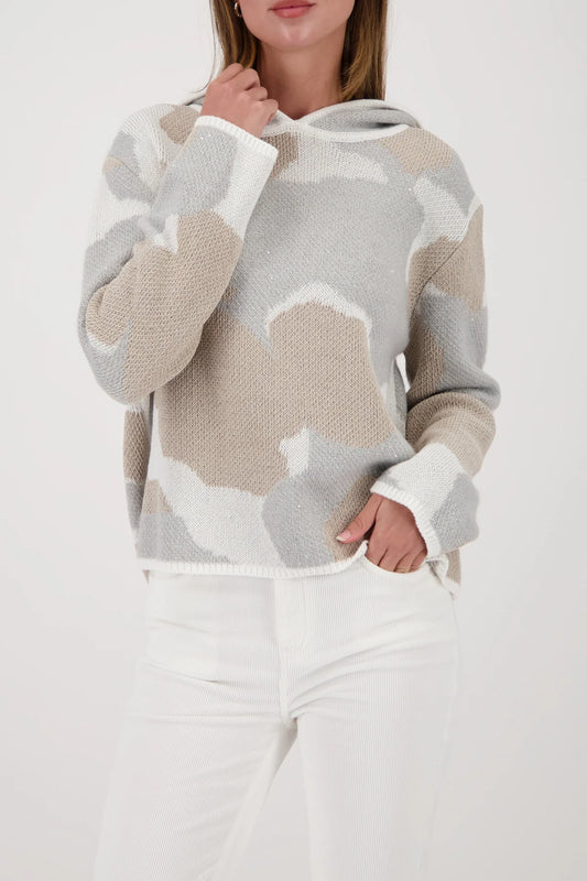 Sweater Cloud Jacquard Latte