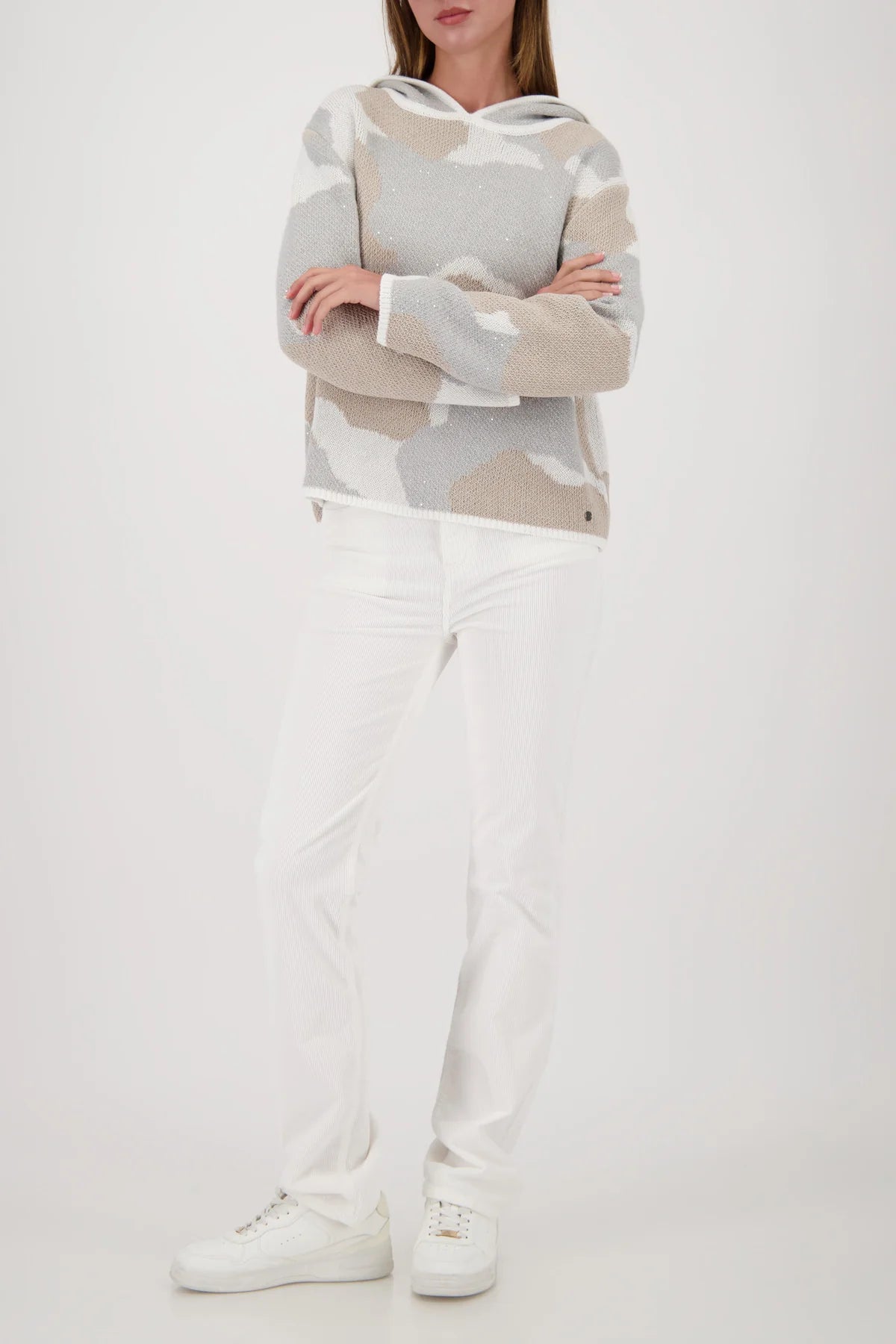 Sweater Cloud Jacquard Latte