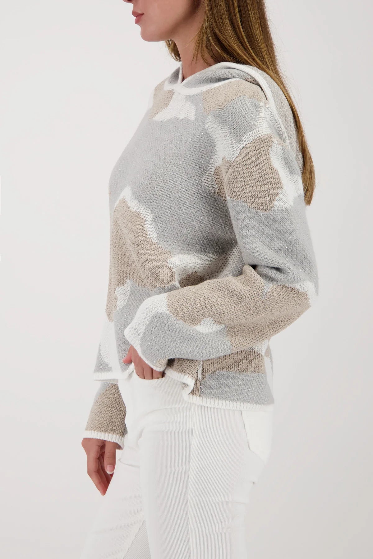 Sweater Cloud Jacquard Latte