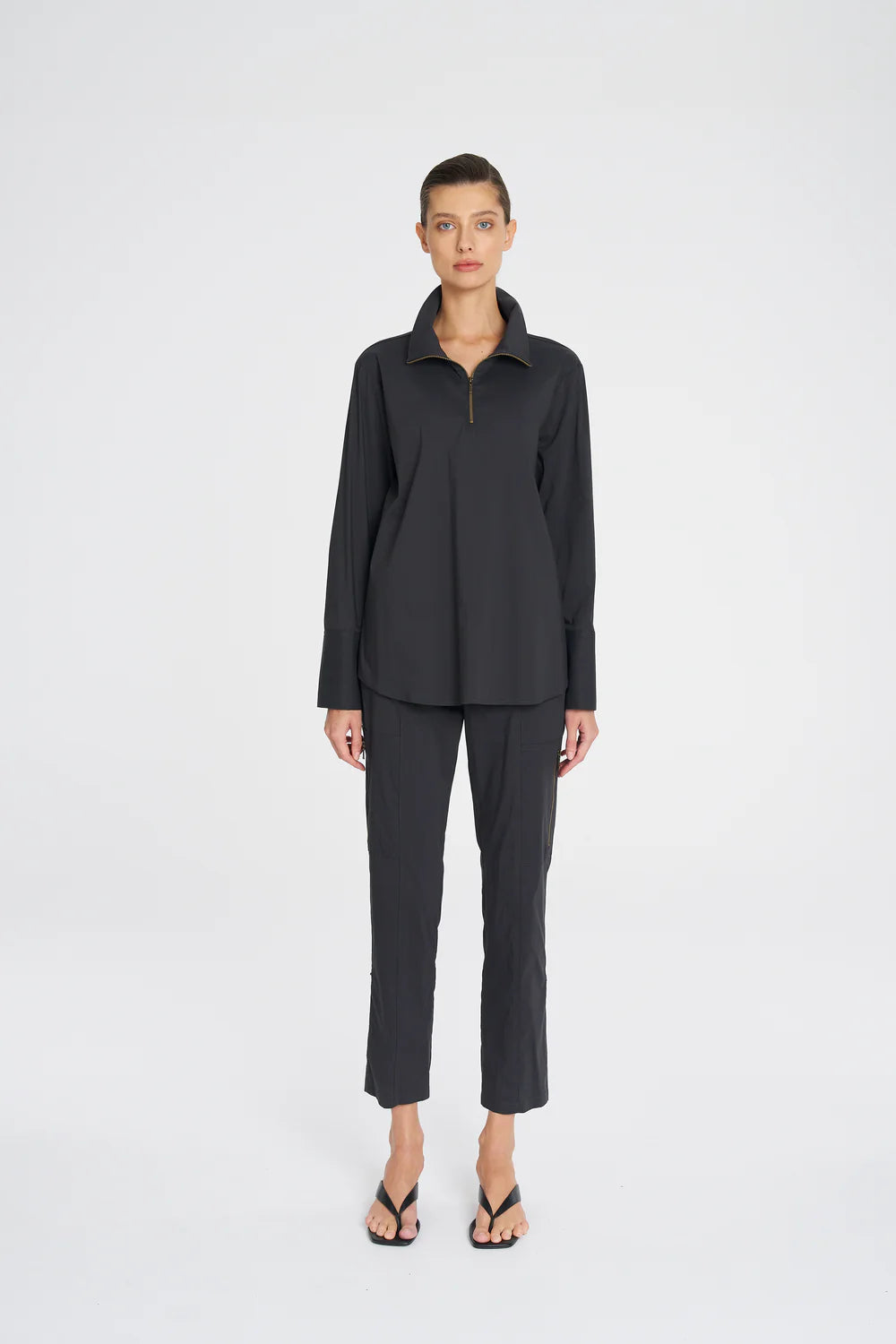 Half Zip Blouse