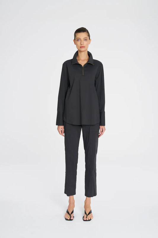 Half Zip Blouse