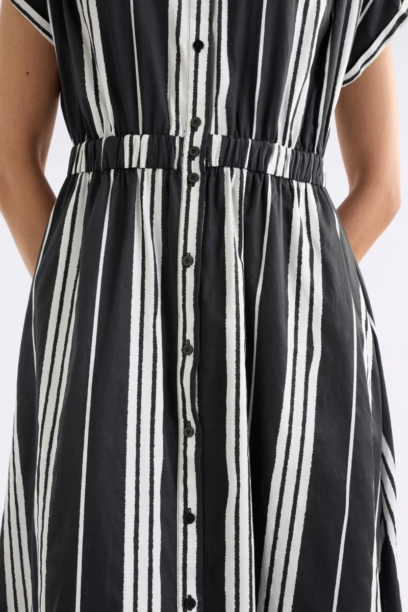 Reza Shirt Dress Fez Print Black