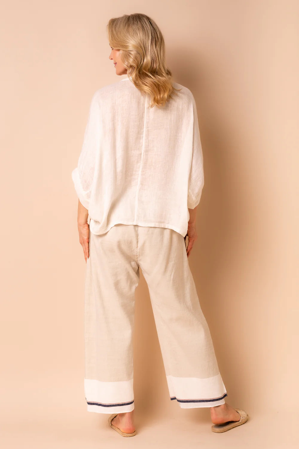 Polly Linen Pants Latte