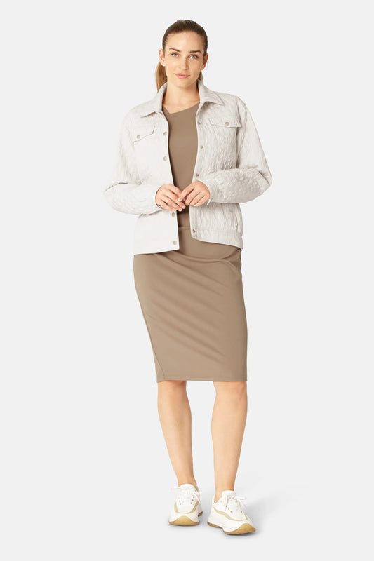 Ally Quilt Jacket Milk Creme