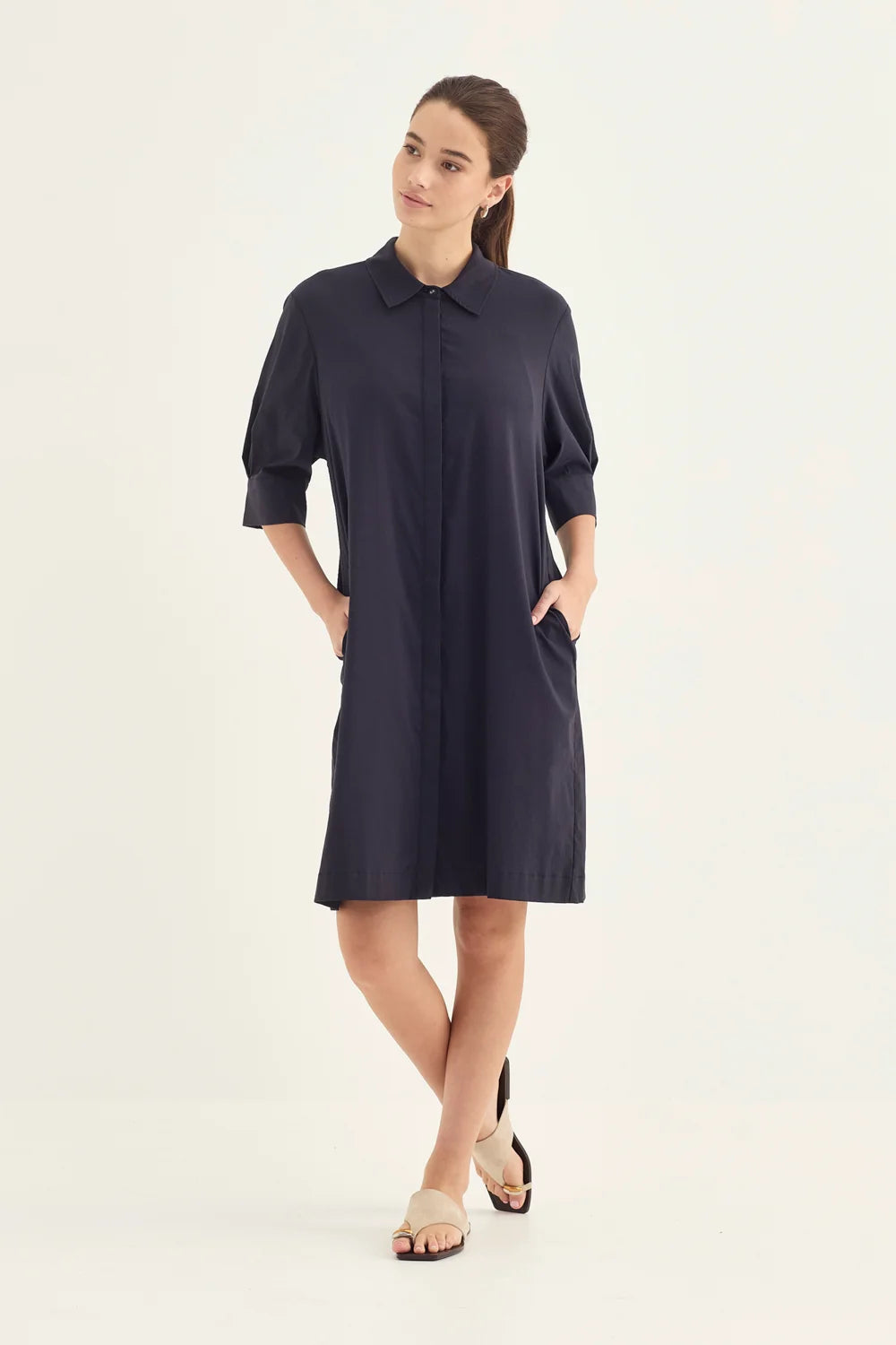 Acrobat Nori Dress French Ink