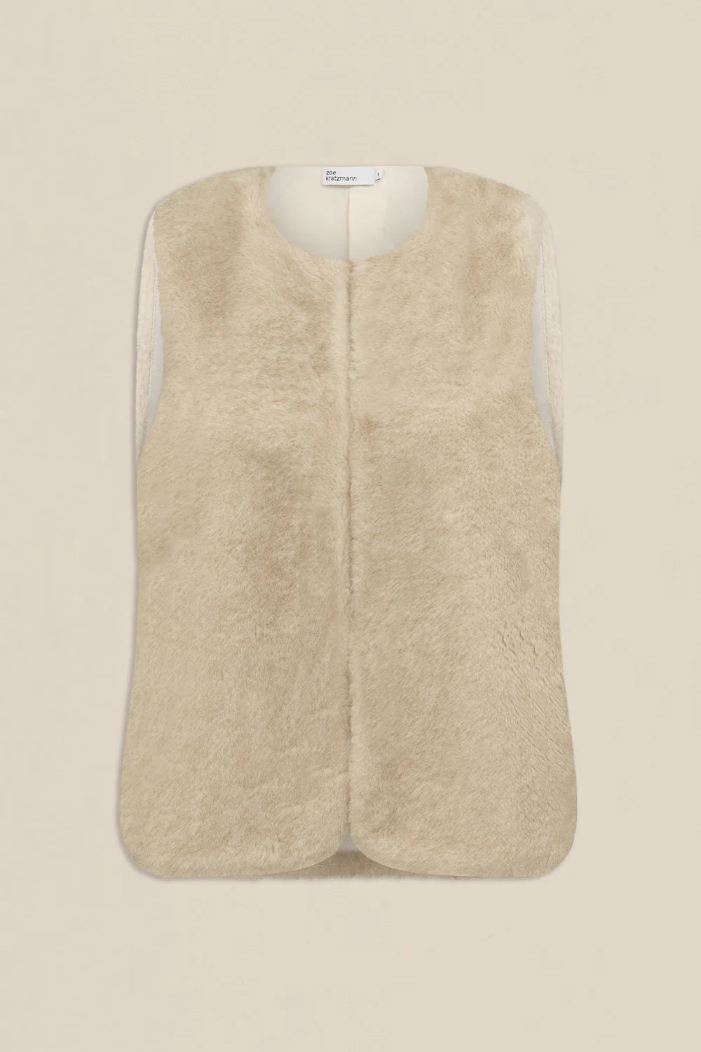 Affirm Vest Ecru