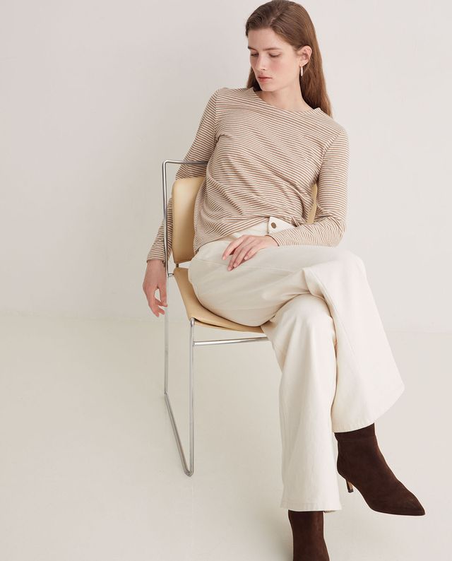 T Shirt Round Neck Stripes
