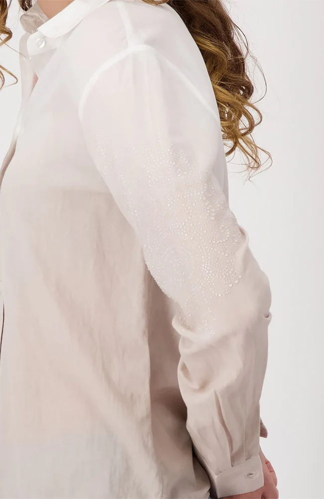 Blouse Batik Jewelry Warm Sand