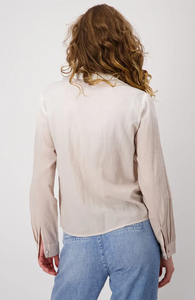 Blouse Batik Jewelry Warm Sand