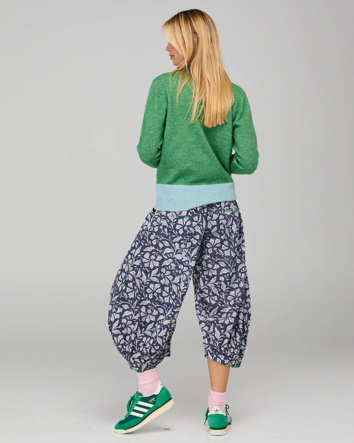 Poet Cardigan Green Multi