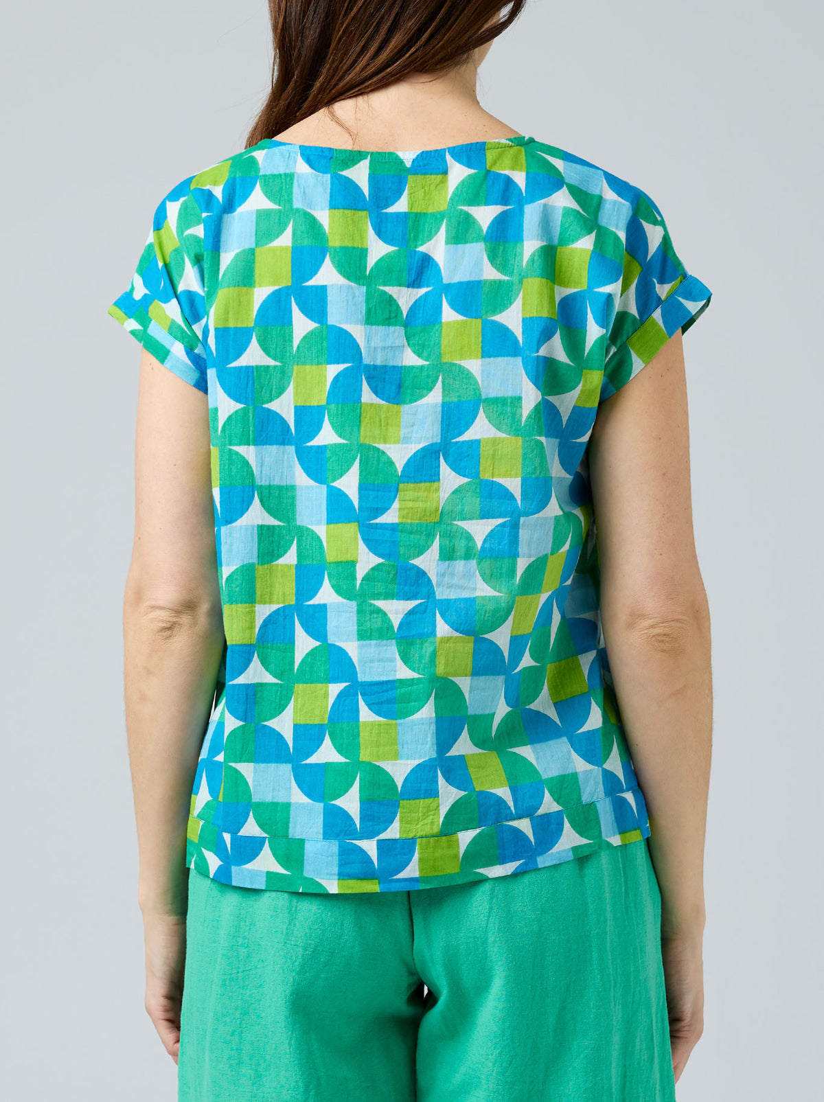 Vicky Round Cake Clothing Vicky Round Neck Top - Lee Louise Boutique – Lee Louise ...