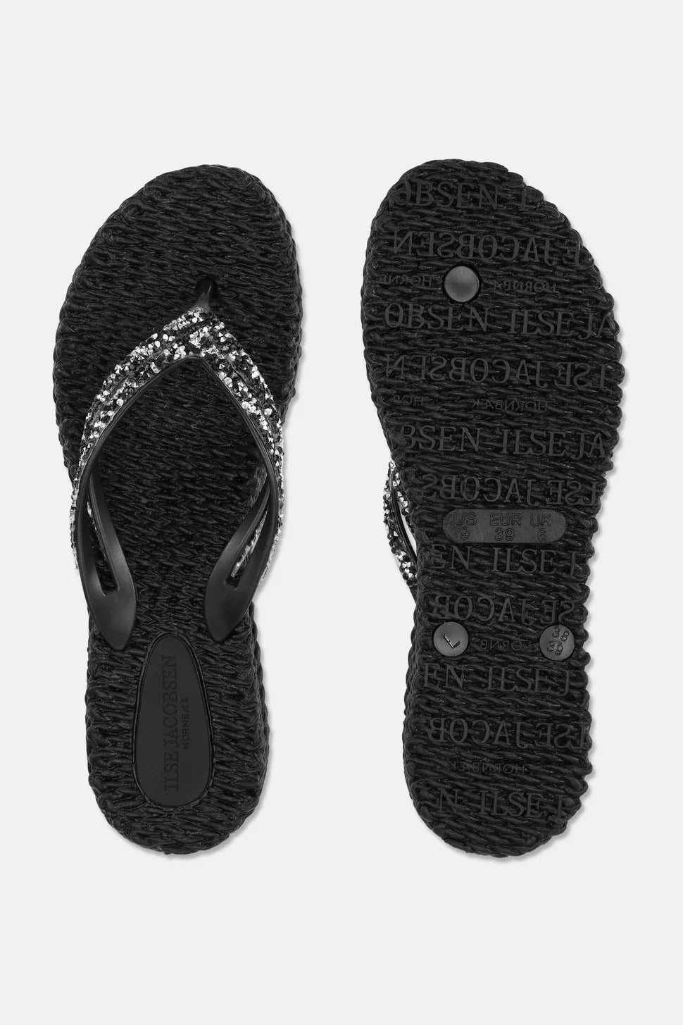 Glitter Stone Flip-Flops