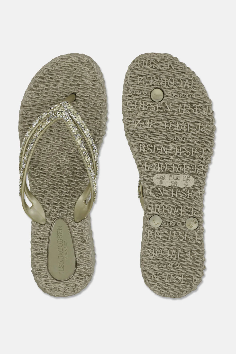 Glitter Stone Flip-Flops