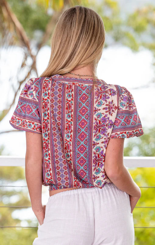 Gidja Short Sleeve Blouse