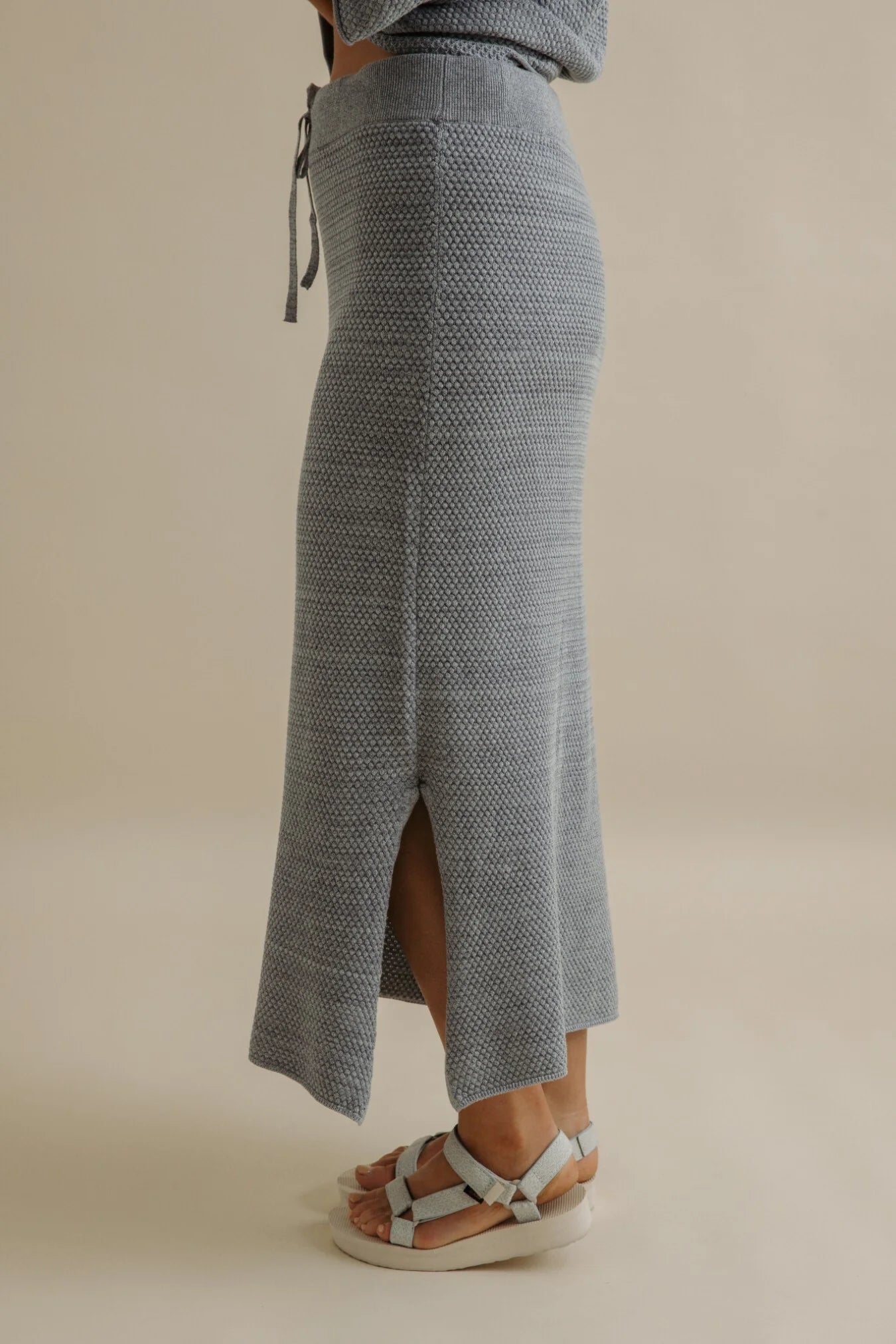 Coral Knitted Skirt