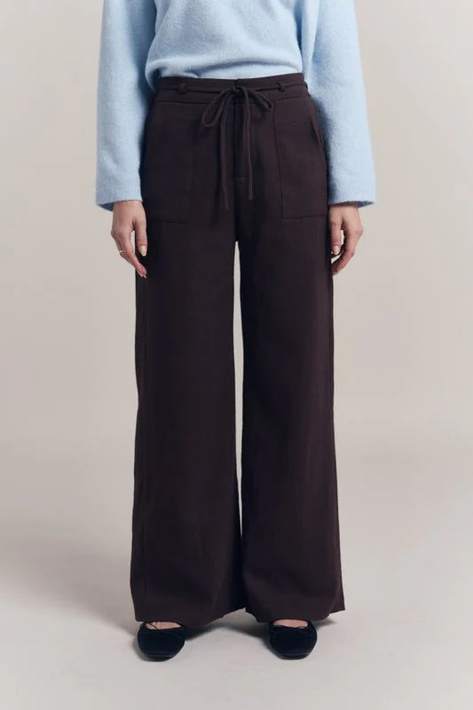 LL Ettie Pants Chocolate
