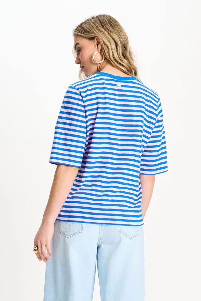 Striped T-shirt Blue/Pink