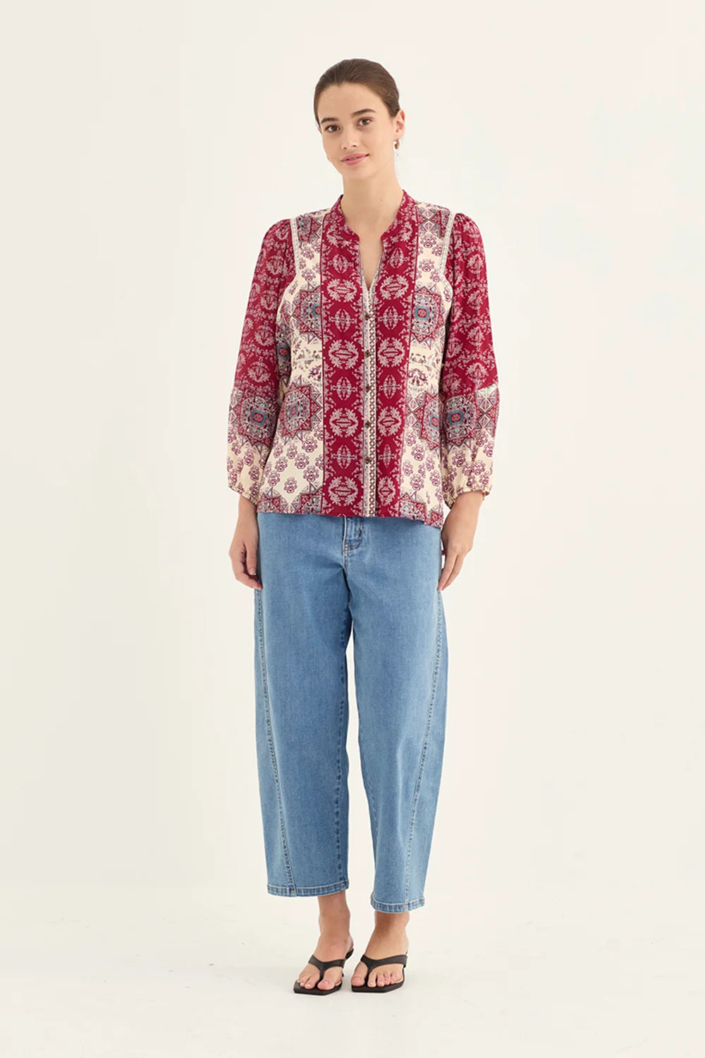 Haze Blouse Print Print