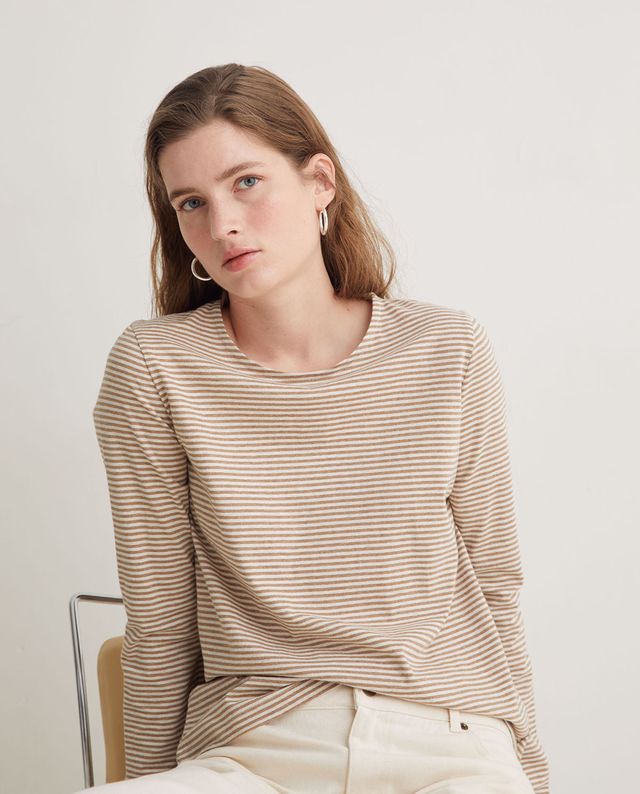 T Shirt Round Neck Stripes